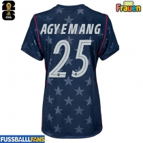 Vereinigte Staaten Patrick Agyemang #25 Auswärtstrikot Frauen EM 2024 Kurzarm